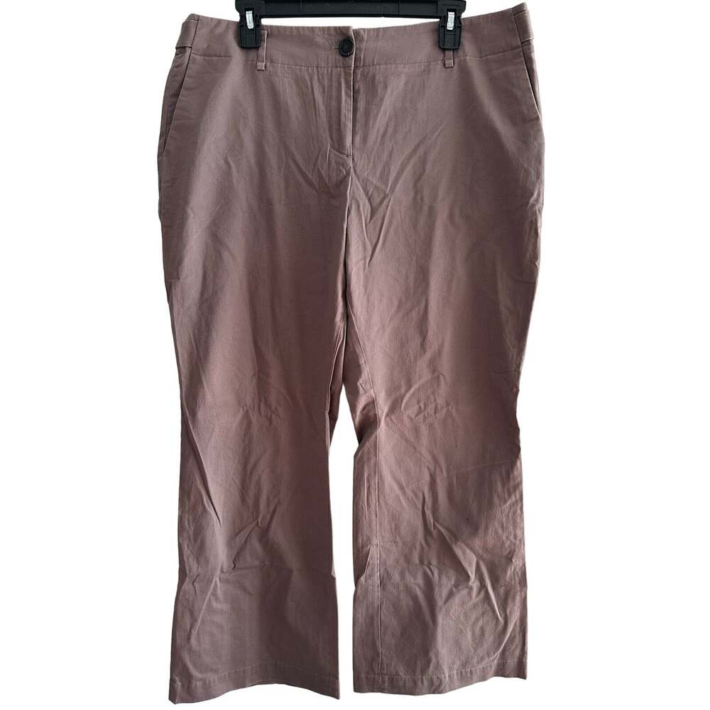 Grey Gray Loft Dress Pants Career Office Work Plus Size 14